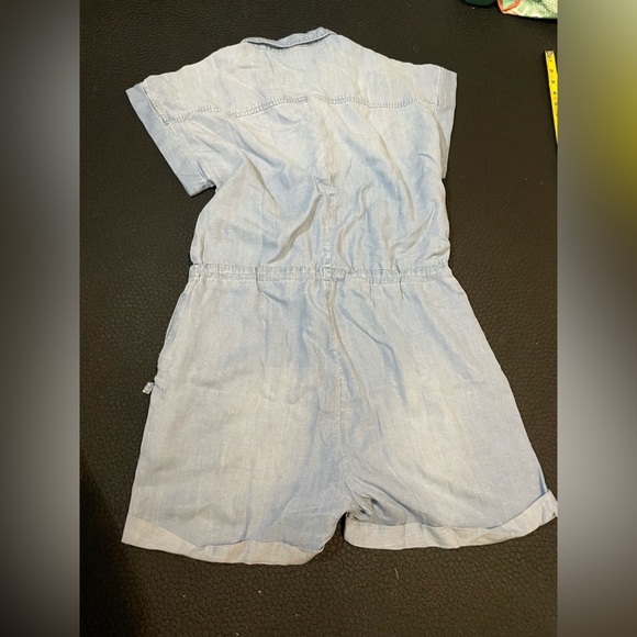 Cloth and Stone Evereve denim Buttton up Romper size small - Picture 10 of 11